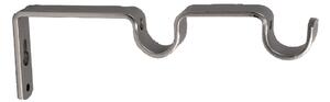 Βάσεις Ανοιχτού Τύπου Διπλές (Σετ 2τμχ) Grace Brushed Chrome 559195