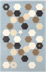 ΠΑΙΔΙΚΟ ΧΑΛΙ SAINT CLAIR 150x200cm - ΧSC18 POLYGON LIGHT BLUE