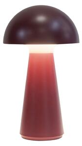 Sirius Επιτραπέζια λάμπα LED με μπαταρία Sam σε μπορντό χρώμα, πλαστικό, ύψος 28 cm,, ρυθμιζόμενος, Κόκκινο, Πλαστικό, Σκανδιναβικό