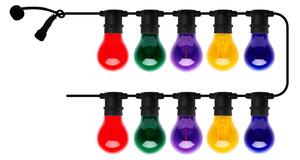 Sirius Φωτιστική αλυσίδα LED Tobias, σετ εκκίνησης, πολλαπλών χρωμάτων, 10 λαμπτήρες,, Πολύχρωμο, Πλαστικό