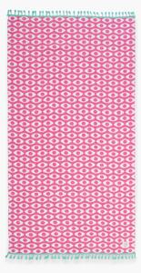Πετσέτα Θαλάσσης (90x170) Nef-Nef Homeware Option Fringes Fuchsia