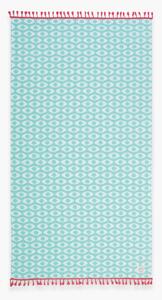 Πετσέτα Θαλάσσης (90x170) Nef-Nef Homeware Option Fringes Aqua