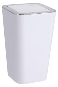 Κάδος Απορριμμάτων Μπάνιου (Φ18.5x36.5) Wenko 6lt Candy White 22464100