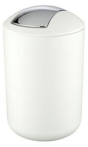 Κάδος Απορριμμάτων Μπάνιου (Φ19.5x31) Wenko 6.5lt Brasil White 19219100