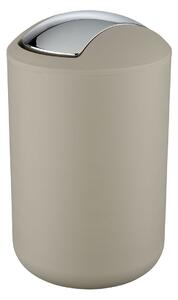 Κάδος Απορριμμάτων Μπάνιου (Φ19.5x31) Wenko 6.5lt Brasil Taupe 21212100