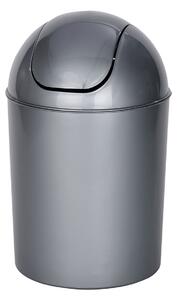 Κάδος Απορριμμάτων Μπάνιου (Φ20x30) Wenko 6lt Economic Grey 21884100