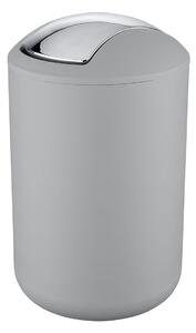 Κάδος Απορριμμάτων Μπάνιου (Φ19.5x31) Wenko 6.5lt Brasil Grey 22149100