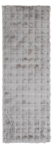 Χαλί Διαδρόμου Γούνινο (70x200) Royal Carpet Bunny Bubble Canvas Silver