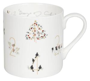 ΜΕΓΑΛΗ ΚΟΥΠΑ ΠΟΡΣΕΛΑΝΗΣ FINE BONE CHINA 425ml SOPHIE ALLPORT - 12 DAYS OF XMAS