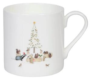 ΜΕΓΑΛΗ ΚΟΥΠΑ ΠΟΡΣΕΛΑΝΗΣ FINE BONE CHINA 425ml SOPHIE ALLPORT - FESTIVE FOREST