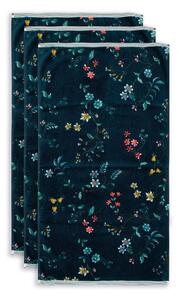 ΣΕΤ ΠΕΤΣΕΤΕΣ ΧΕΡΙΩΝ 55x110cm 3 ΤΕΜ. PIP STUDIO - LES FLEURS DARK BLUE