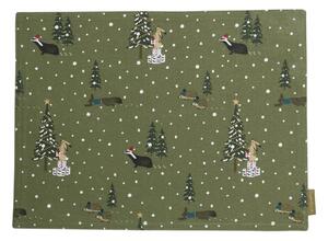 ΥΦΑΣΜΑΤΙΝΟ ΣΟΥΠΛΑ 40x30cm SOPHIE ALLPORT - FESTIVE FOREST