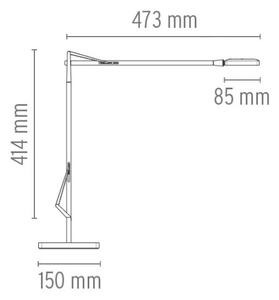 Flos - Kelvin Edge LED Επιτραπέζιο φωτιστικό Λευκό Flos