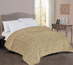 ΥΠΕΡΔΙΠΛΟ ΚΟΥΒΕΡΤΟΠΑΠΛΩΜΑ 220x240cm DIMCOL - FUR/SHERPA 1830 BEIGE