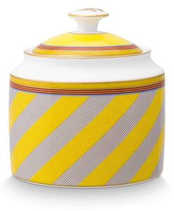 ΔΟΧΕΙΟ ΖΑΧΑΡΗΣ 550ml PIP STUDIO - CHIQUE STRIPES YELLOW