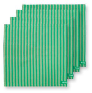 ΣΕΤ ΠΕΤΣΕΤΕΣ ΔΕΙΠΝΟΥ 40x40cm 4 ΤΕΜ. PIP STUDIO - STRIPES GREEN