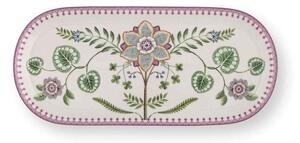 ΤΕΤΡΑΓΩΝΗ ΤΟΥΡΤΙΕΡΑ 33.3X15.5cm PIP STUDIO - LILY & LOTUS OFF WHITE