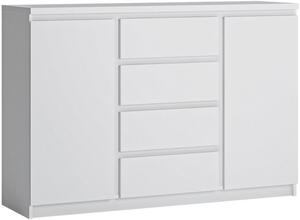 Μπουφές Louise 2D4S-Leuko - 135.40Χ40.00Χ92.90cm