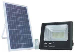 V-TAC LED Ηλιακός Προβολέας 100W 2450lm Μαύρος 6000K 120° Ψυχρό Λευκό 15000mAh 94012