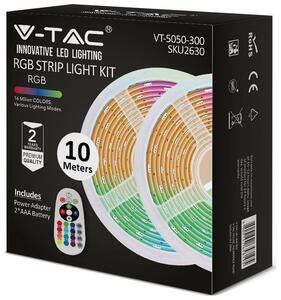 Ταινία LED Σετ με Τηλεχειριστήριο SMD5050 RGB 2x5m V-TAC 2630