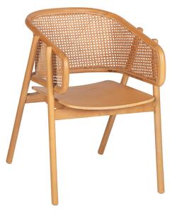 ΠΟΛΥΘΡΟΝΑ KENLEE FB99872 ΦΡΑΞΙΝΟΣ ΚΑΙ ΦΥΣΙΚΟ RATTAN RATTAN ΣΕ ΦΥΣΙΚΟ 57,5x55x81Yεκ