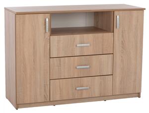 ΜΠΟΥΦΕΣ ΜΕ 2 ΝΤΟΥΛΑΠΙΑ Κ 3 ΣΥΡΤΑΡΙΑ SONAMA OAK FB92430 120X45X85Yεκ