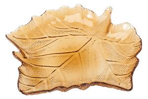 Διακοσμητικό Μπολ (26.3x25.5x4) K-M Leaf Brown AC5000430