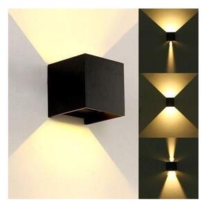 Επιτοίχιο φωτιστικό εξωτερικού χώρου LED KREON 2xLED/3W/230V IP54 3000K μαύρο