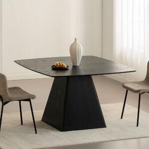 Τραπέζι Τραπεζαρίας (120x120x75) Spitishop Kiana Black