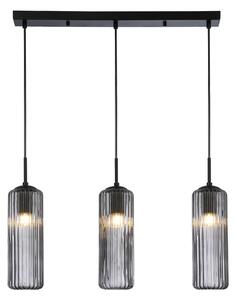 Φωτιστικό Οροφής Τρίφωτο Aca Fame LT19P3BK Black