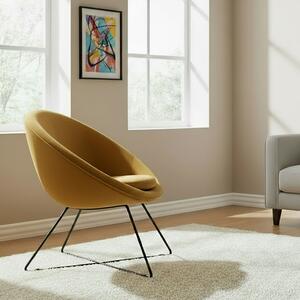 Πολυθρόνα (76x67x73) A-S Evan Armchair Ochre 157066E