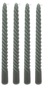 Κεριά Για Κηροπήγιο 25εκ. (Σετ 4τμχ) A-S Hugo Twist Green 207036H
