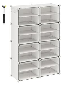 Ραφιέρα παπουτσιών Songmics Λευκό 82x32x122 cm