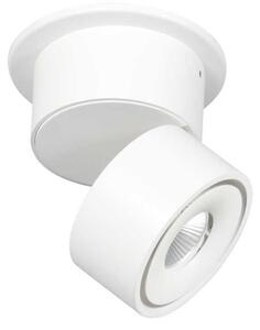Steinhauer LED φωτιστικό οροφής Fez, λευκό, 1-φωτεινό, μεταλλικό, περιστρεφόμενο, ρυθμιζόμενος, Λευκό, Σαλόνι / τραπεζαρία, Μέταλλο, σύγχρονο