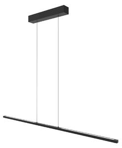Steinhauer Κρεμαστό φωτιστικό LED Bande, 150 cm up/down, μαύρο, CCT, ρυθμιστής έντασης, ρυθμιζόμενος, Μαύρο, Σαλόνι / τραπεζαρία, Μέταλλο, σύγχρονο