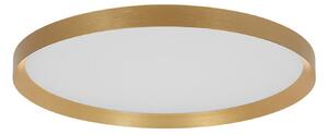 Steinhauer Φωτιστικό οροφής Flady LED, χρυσό χρώμα, Ø 40 cm direct/indirect, ρυθμιζόμενος, Χρυσό / Ορείχαλκου, Σαλόνι / τραπεζαρία, Μέταλλο