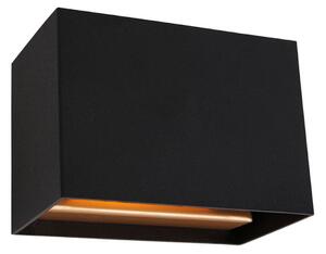 Steinhauer LED-Απλίδα τοίχου Muro 3365, μαύρο, γωνιακό, G9, 2.700 K, ρυθμιζόμενος, Μαύρο, Σαλόνι / τραπεζαρία, Μέταλλο, σύγχρονο, Πρίζα τοίχου πάνω/κάτω