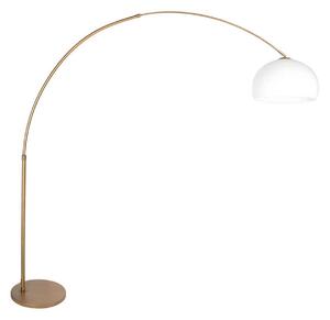 Steinhauer Φωτιστικό δαπέδου Sparkled Light μπρονζέ/λευκό 240 cm πλαστικό, ρυθμιζόμενος, Μπρούτζινο / Αντικέ ορείχαλκου, Σαλόνι / τραπεζαρία, Μέταλλο, σύγχρονο