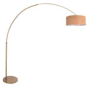 Steinhauer Φωτιστικό δαπέδου Sparkled Light μπρονζέ/καφέ 240 cm, φελλός, ρυθμιζόμενος, Μπρούτζινο / Αντικέ ορείχαλκου, Σαλόνι / τραπεζαρία, Μέταλλο, σύγχρονο