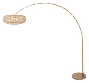 Steinhauer Φωτιστικό Sparkled Light, χρώμα μπρονζέ, μπαμπού, E27, Μπρούτζινο / Αντικέ ορείχαλκου, Σαλόνι / τραπεζαρία, Μέταλλο, Μεσογειακός