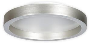 Steinhauer LED φωτιστικό οροφής Ringlux ατσάλι γκρι, Ø 30 cm, μέταλλο, 2.700 K, ρυθμιζόμενος, Μεταλλικό, Σαλόνι / τραπεζαρία, Μέταλλο, σύγχρονο