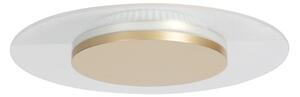 Steinhauer Φωτιστικό οροφής LED Lido, χρυσό χρώμα, Ø 42 cm, ρυθμιζόμενος, Χρυσό / Ορείχαλκου, Σαλόνι / τραπεζαρία, Μέταλλο, σύγχρονο