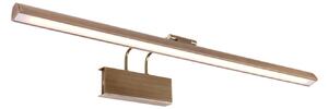 Steinhauer Φωτιστικό τοίχου LED Litho, χάλκινο, μέταλλο, CCT, πλάτος 60 cm, ρυθμιζόμενος, Μπρούτζινο / Αντικέ ορείχαλκου, Σαλόνι / τραπεζαρία, Μέταλλο, Γωνιακός τοίχος