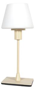 Steinhauer Επιτραπέζιο φωτιστικό Ancilla, κρεμ, ύψος 33 cm, μέταλλο, γυαλί, E14, Λευκό, Σαλόνι / τραπεζαρία, Γυαλί