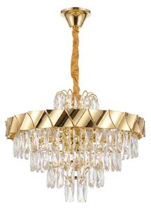 Κρυστάλλινο κρεμαστό φωτιστικό SWE076-CP 50cm GOLD