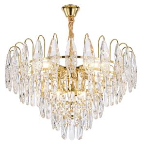 Κρυστάλλινο κρεμαστό φωτιστικό SWE080-CP 50cm GOLD