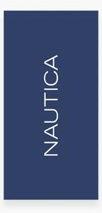 Πετσέτα Θαλάσσης (80x160) Nautica By Nef-Nef Homeware Logo Blue