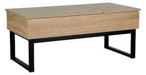 SERVE COFFEE TABLE ΦΥΣΙΚΟ ΜΑΥΡΟ 109x55xH46cm