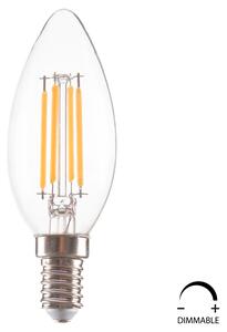 ΛΑΜΠΤΗΡΑΣ LED FILAMENT 4W E14 3000K ΔΙΑΦΑΝΟΣ DIMMABLE FB94048.01