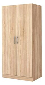 Ντουλάπα Δίφυλλη Smart 80x181x52cm Oak Sonoma - GRA704